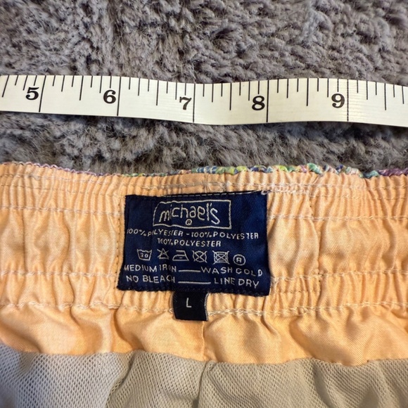 Michael's Swimwear Men's Swim Trunks Shorts Colorful Summer Bundle of 2 Large - Picture 5 of 13